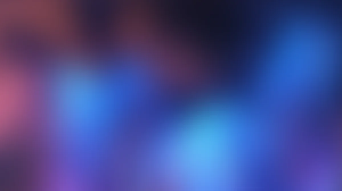 Abstract blurred gradient background with blue, purple, and pink soft light transitions