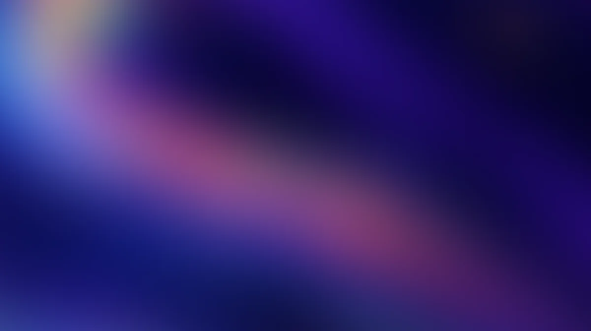 Abstract gradient background with blue and purple blend, soft blurred light effect