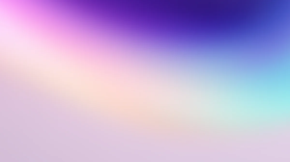Soft gradient background transitioning from pink and purple to blue and cyan