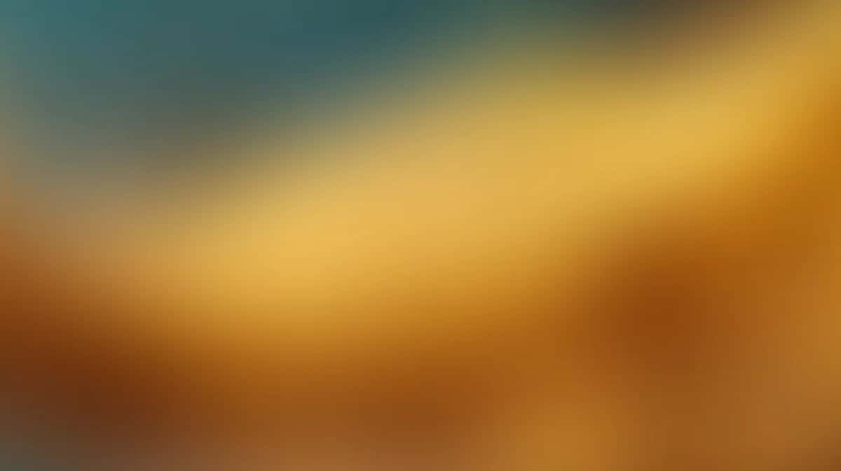Warm gradient background transitioning from golden yellow to deep orange and brown tones