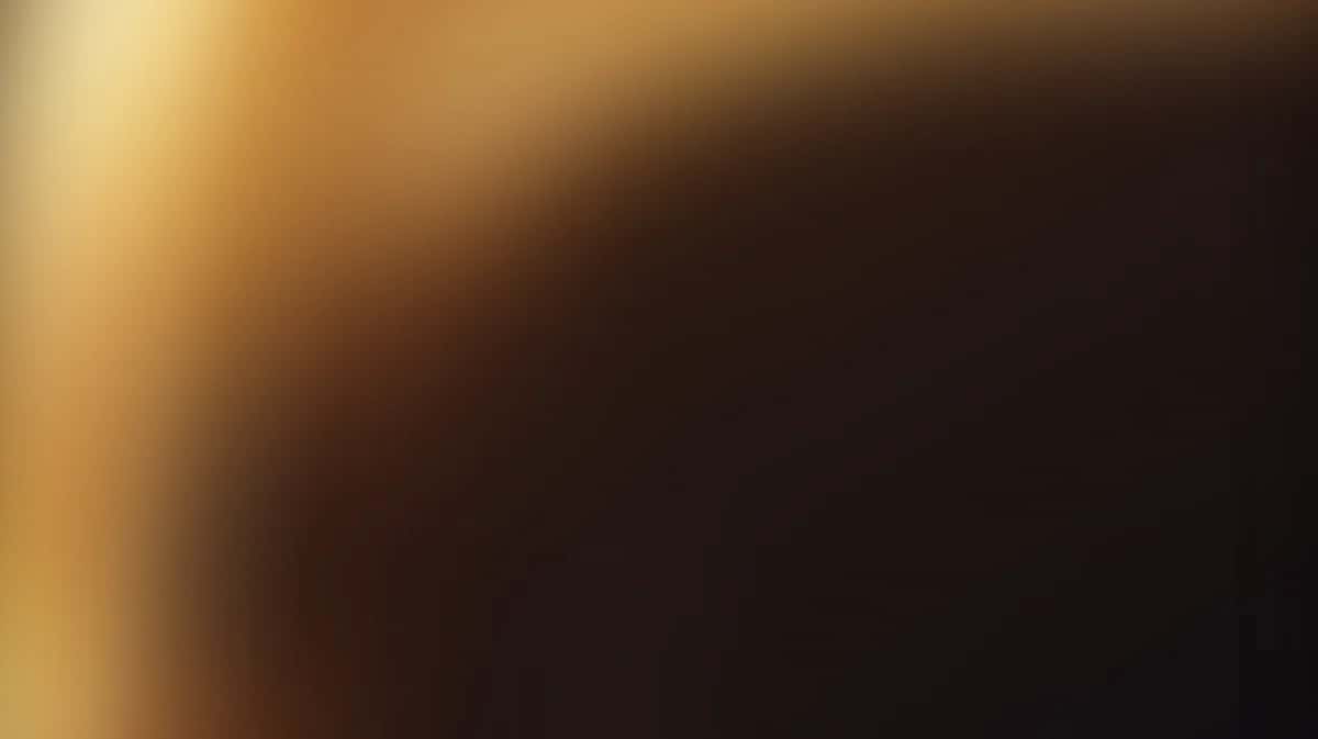 Warm golden to dark brown gradient background, soft blurred transition from left to right