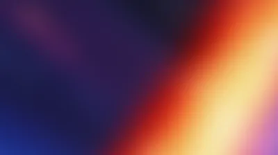 Dark indigo gradient meeting a diagonal band of crimson, amber and pale cream