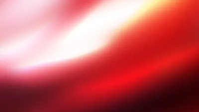 Soft scarlet gradient with a glowing white-pink light streak and amber edge